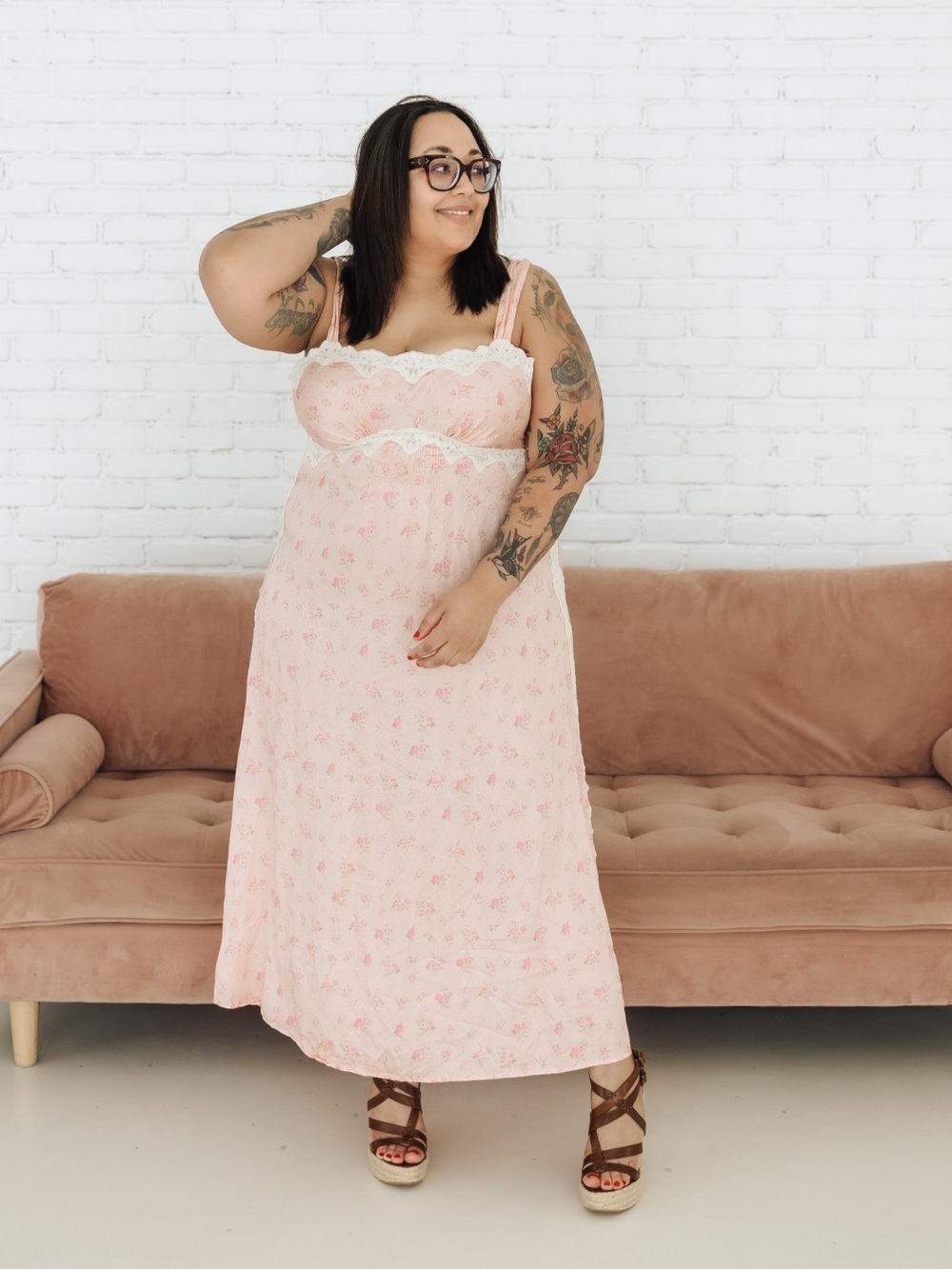 SPELL Fleur Slip Dress